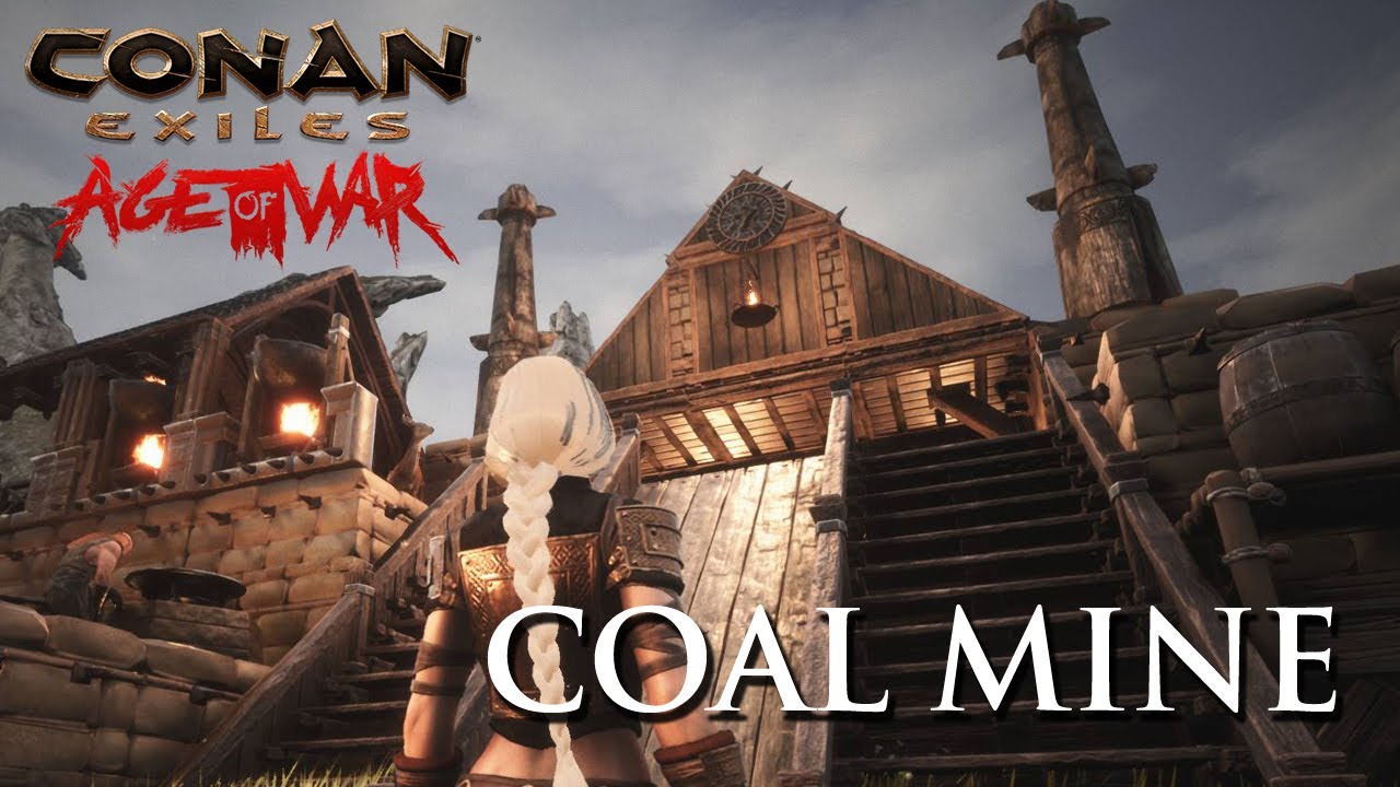 Conan Exiles: Torunn | Coal Mine (Build / No Mods)