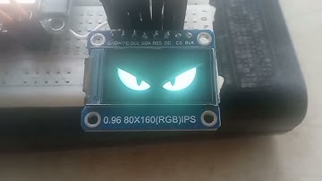 Dự án dasai mochi(màn hình màu 0.96inch)- ESP32+ST7735S.