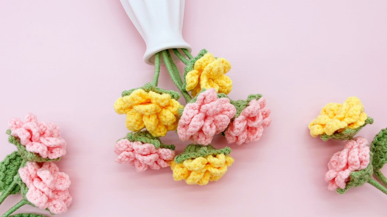 Crochet a Special Small Rose | Crochet Tutorial | US Term | for