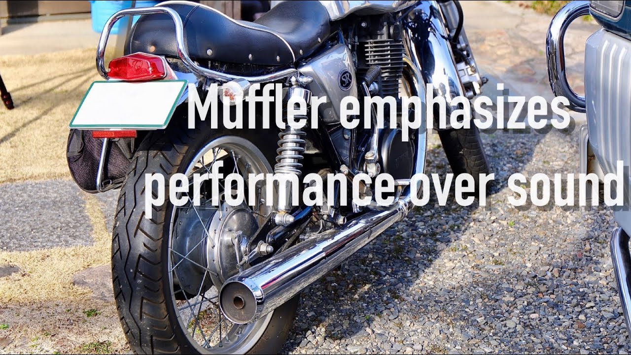 Attach genuine SR400 muffler that has been stored for 6 or 7 years