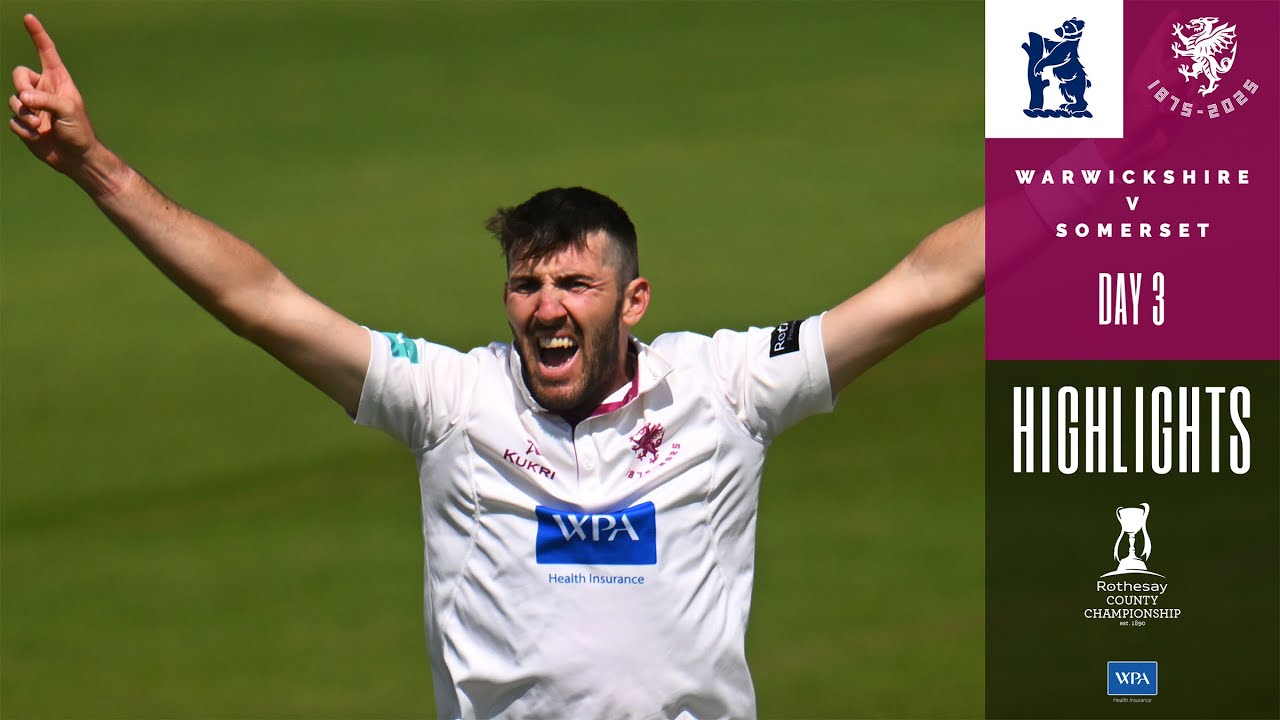 HIGHLIGHTS: Craig Overton takes four wickets on day three