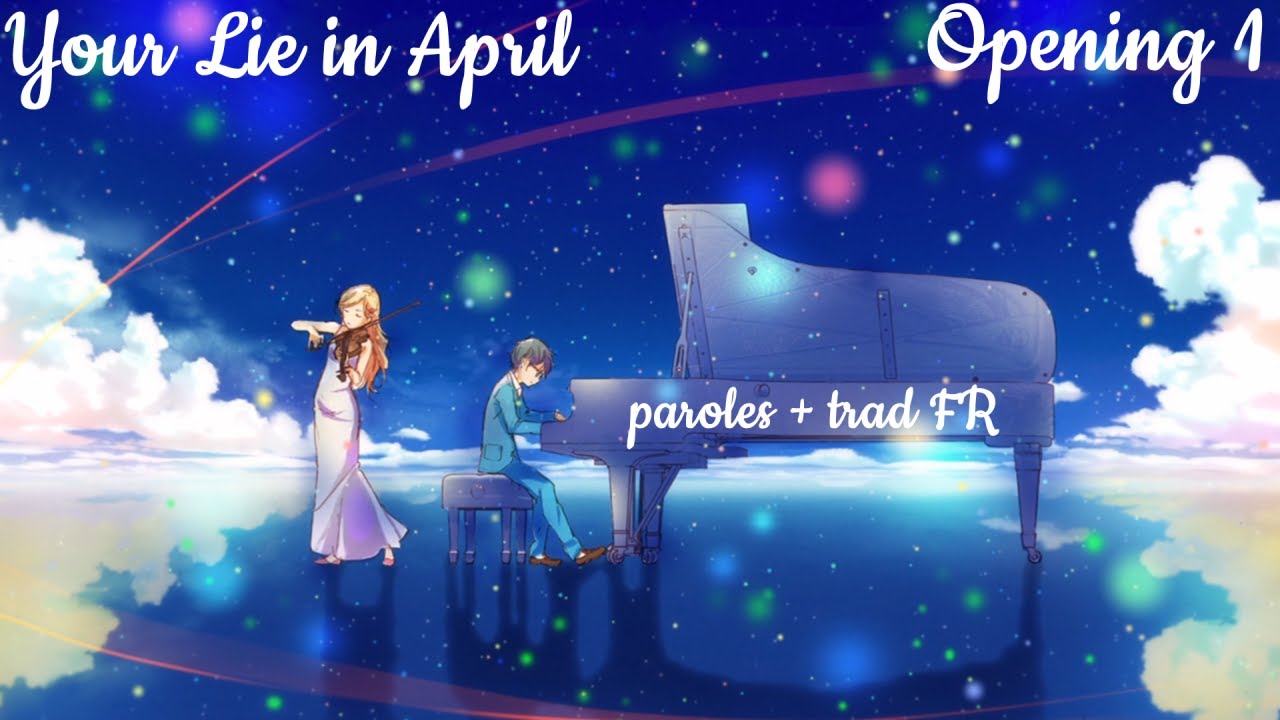 Your Lie in April OP1 [ Hikaru Nara ] ~「 English and Romaji