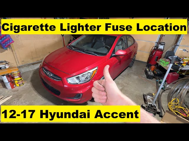 2013 hyundai accent cigarette lighter fuse 2012 radio not turning on Fuse - Compatible with 2012