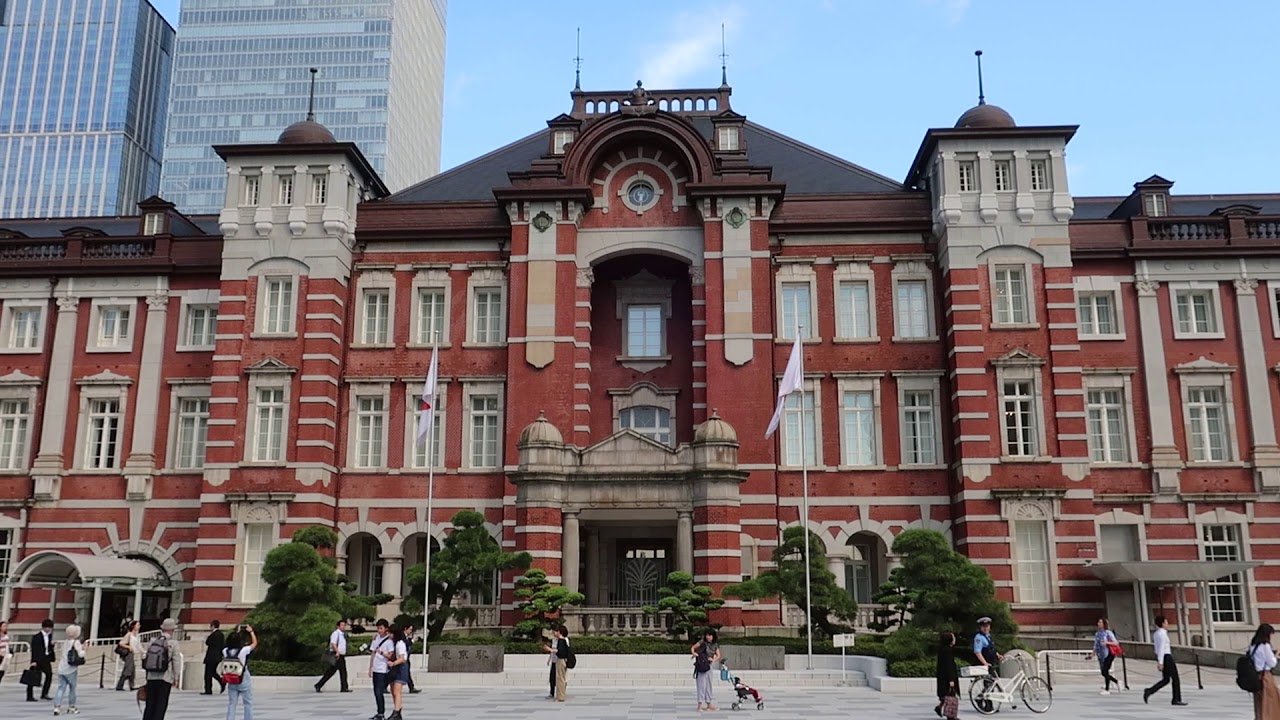東京駅丸の内中央口正面からの眺め 日記kaz動画no1 Youtube