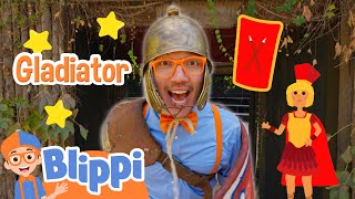 Blippi Turns Into A Gladiator! | Blippi Educational Videos For Kids