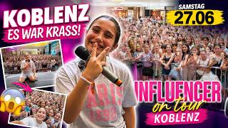 INFLUENCER ON TOUR - in Kobelnz - Aliya Vlog