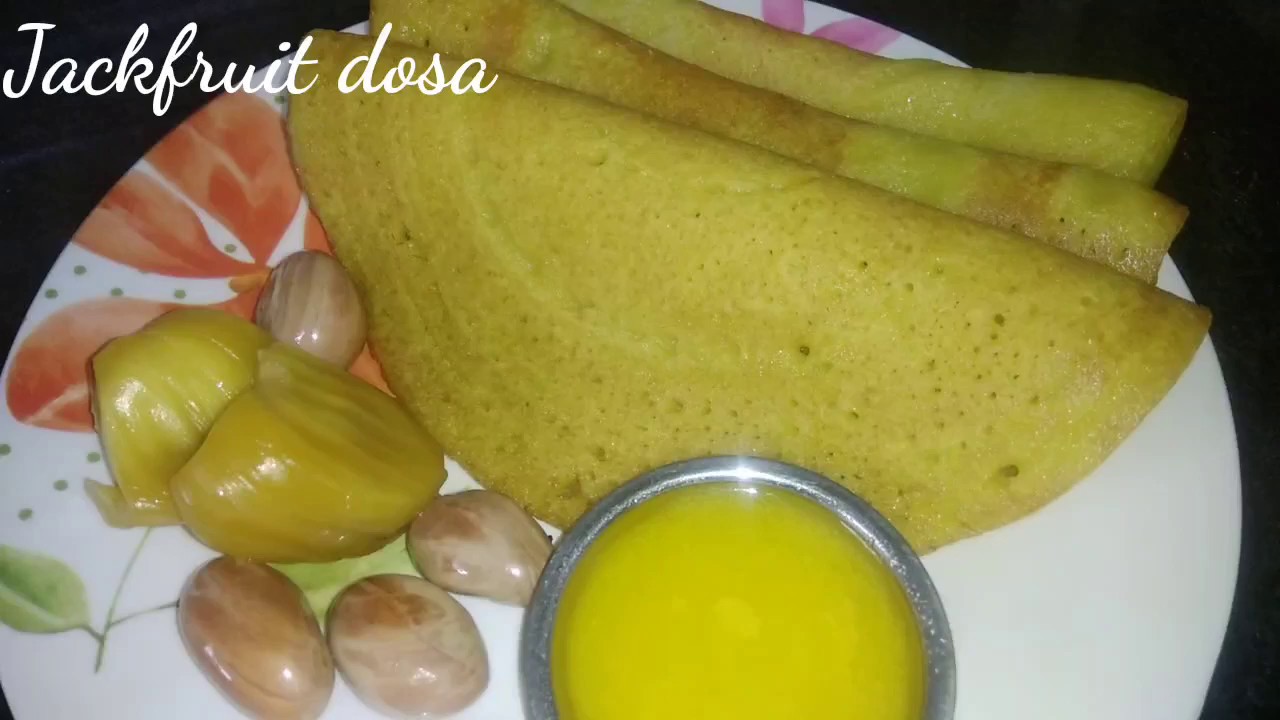 How to make jackfruit dosa | फणसाचे डोसे | sweet dosa - YouTube