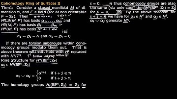 Cohomology Rings of Surfaces Part 2