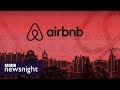 Airbnb and its impact on the UK housing market - BBC Newsnight