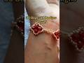 Make Bracelet with Thread and Beads || Day 26 #diy #shortsfeed #handmade #bracelet #shorts