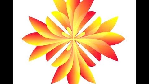 how to made flower in adobe illustrator I Graphic Designing #coreldrawtuturial #logodesign