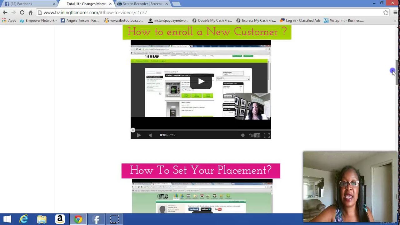 Total Life Changes (TLC) Training Video