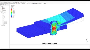 Simulation of Bolt Connection - Pre-tension and load | PrePoMax