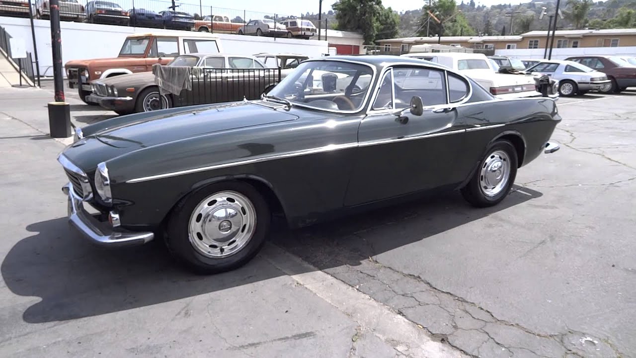 1968 Volvo P1800S Rare Coupe B18 Engine Video Review ...