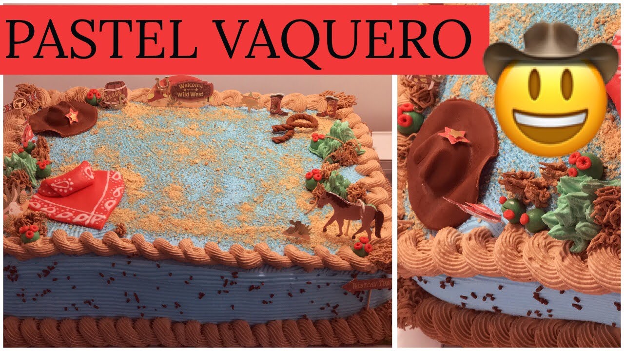 DECORACIÓN DE PASTEL 🤠 COWBOY,VAQUERO🐎