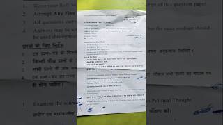 2026 ka question paper Ancient and mediaeval india political thought ( DSC) B.A program 3 semester