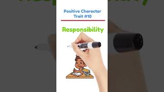 Positive Character Trait #10 Responsibility For Kids-Character Building For Kids-Character Education