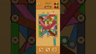Woodle - Wood Screw Puzzle Level 25 | GAME Walkthrough