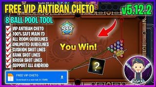 FREE VIP CHETO | 8 Ball Pool AntiBan Tool v5.12.2 | 50M Coins In 10 Min | June 2023