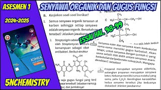 Soal Asesmen 1 - Senyawa Organik dan Gugus Fungsi | ESSAI Soal Asesmen 1 - Senyawa Organik dan Gugus Fungsi | ESSAI