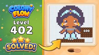 Colony Flow! - Level 402 Walkthrough 🧩 | Solution & Gameplay (ABI GAMES) 🐜