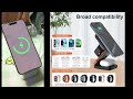 Đế sạc không dây 3 trong 1 có thể gập lại từ tính Đế sạc không dây nhanh Thích hợp cho iPhone
