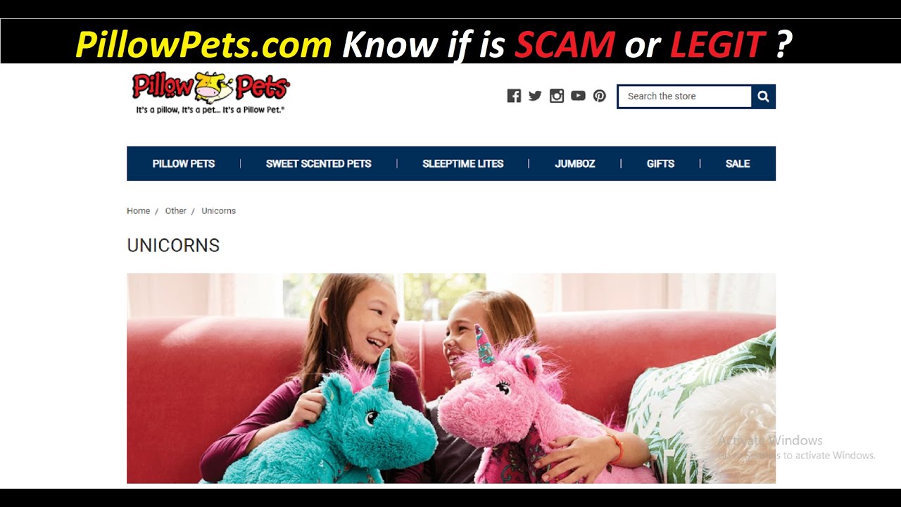 Pillow Pets ! Know if is SCAM or LEGIT ? Pillow Pets