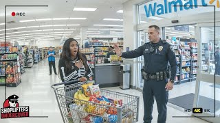 Cops Surprise Walmart Cashier After She’s Caught Stealing — Loses It Instantly