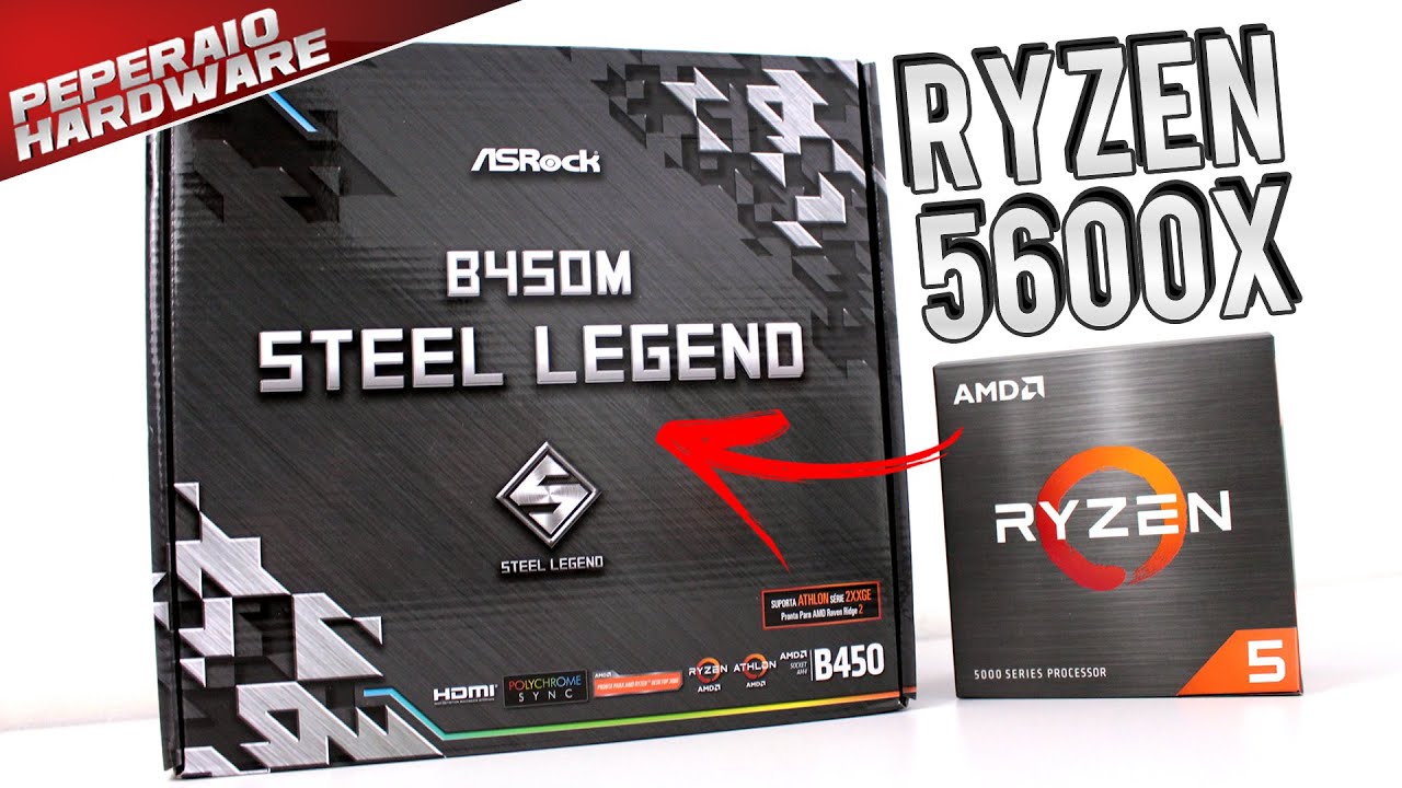 Steel Legend Ryzen 5600x With B450 Steel Legend Best Board For