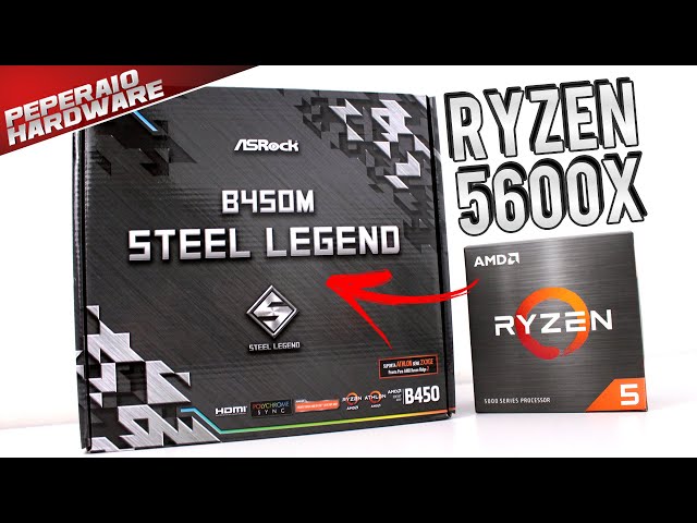 Ryzen 5 5600x on B450 - Testing in practice with the B450M Steel