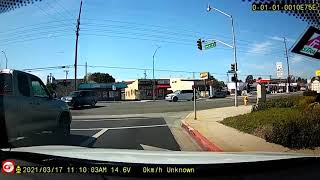 real dash camㅣwhittier dmv real test route 2-1ㅣbehind wheel drive testㅣby fullerton sam