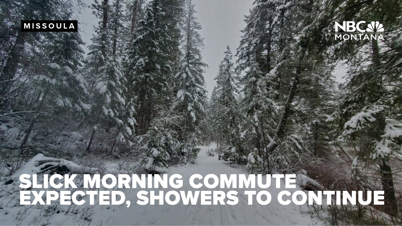 Slick morning commute expected; showers to continue today - YouTube