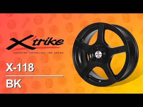 Колесные диски для автомобилей, марка диска X'trike X-118 BK.