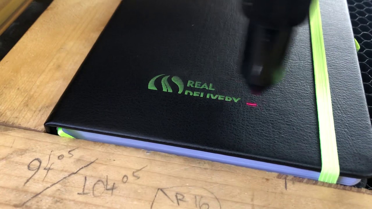 Laser engraving moleskin YouTube