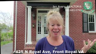 425 N Royal Ave, Front Royal VA - Tour Today!