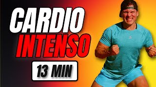 13 MIN de Cardio INTENSO para Quemar Grasa | En CASA Sin Equipos