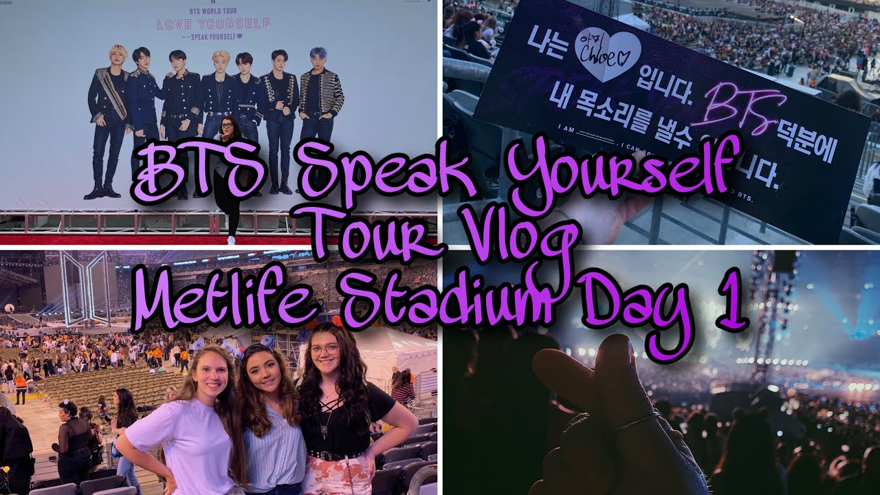 190518 BTS (방탄소년단) Speak Yourself Tour Vlog Metlife Stadium Day 1 - YouTube