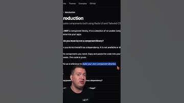 Shadcn/ui Unveiled: Copy, Paste, and Build with React Components!  #shadcn #ui