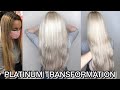 How to do a DOUBLE PROCESS on Dark Hair | PLATINUM Hair Color TUTORIAL | Maxine Glynn