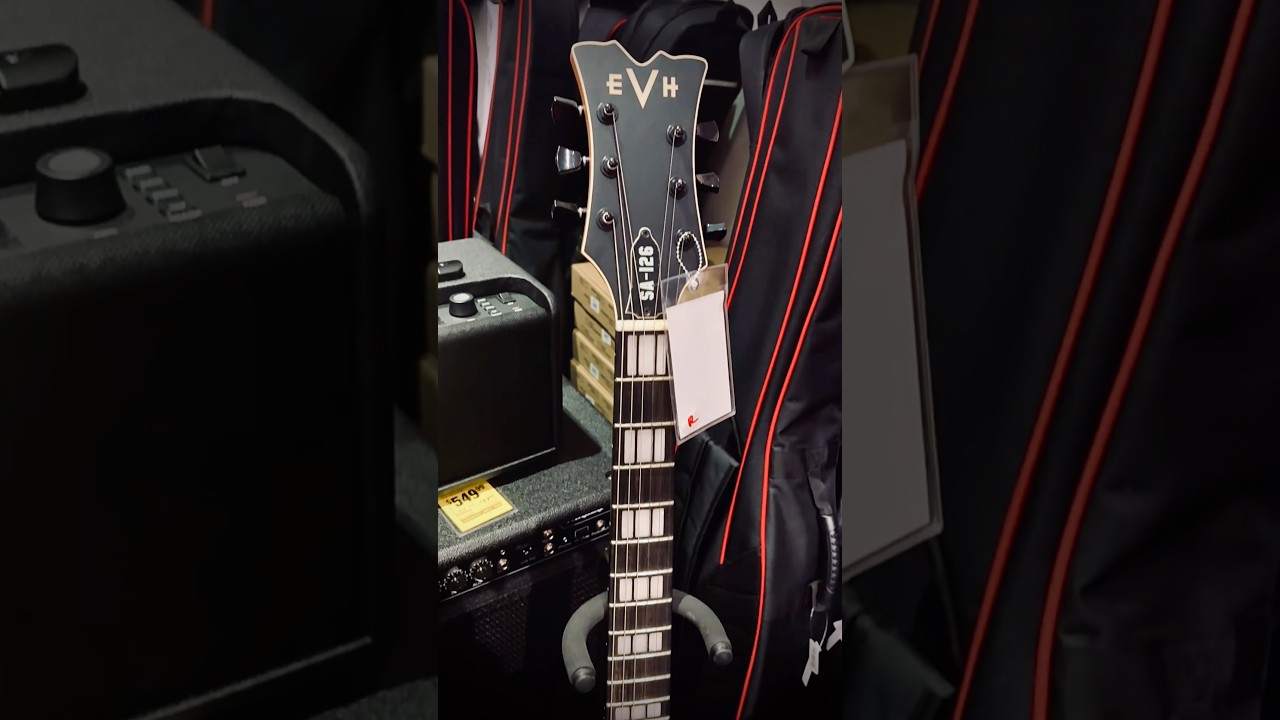 A quick test run on this EVH SA-126. I&rsquo;m not a guitar player but loved this axe man!! #mammothwvh