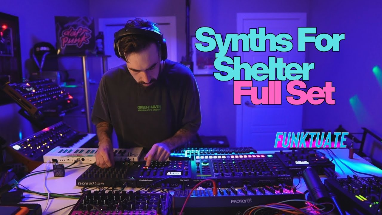 Funktuate – Synths For Shelter (живое импровизированное хаус-выступление для Nova Scotia SPCA)