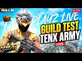 [LIVE🔴] DAY-2 FACECAM💀 TENX ARMY 1V4 GUILD TEST❤️ #guildtest #freefire #faceca