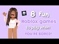8 fun ROBLOX games to play when you’re bored! 🩵 || ForeverxRoses