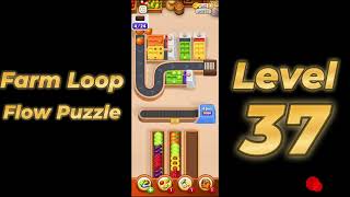 🎮 Farm Loop Level 37 | Flow Puzzle walkthrough | Solutionguruji