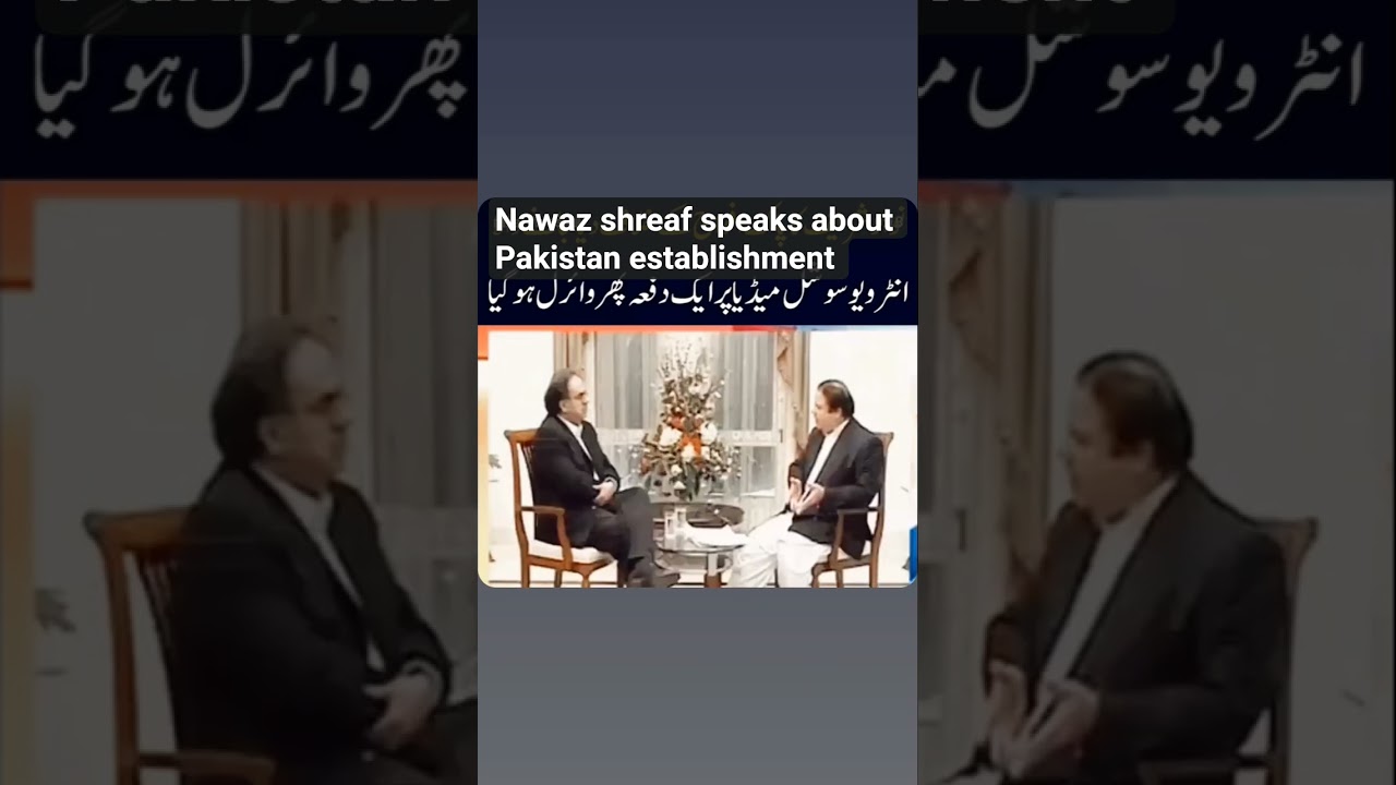 nawaz shreaf take a  stand for Pakistan speaks about establishment 😉