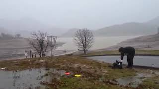 Disc Golf SOWS Emigrant Lake in a Storm; When and When Not to Lay Up - 2