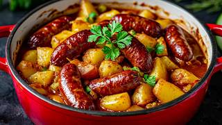 Try preparing Bratwurst with potatoes this way! It's so simple and delicious!