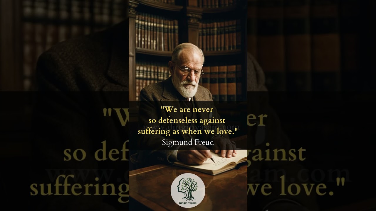 We are so defenseless towards..! | Sigmund Freud | Dinginyasam.com 