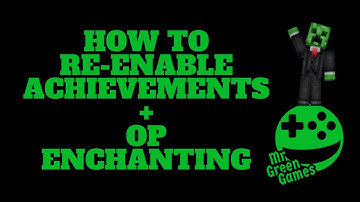 How to Re-Enable Achievements + OP Enchanting #Minecraft #BedrockEdition