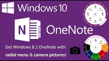Windows 10 Tip: Get Back Older OneNote App with Radial Menu and Document Scanning
